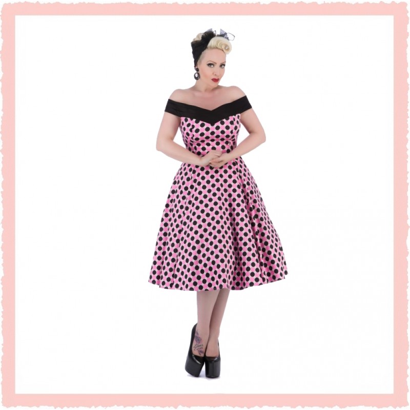 Pinkes Swingkleid