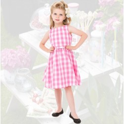 Kinder Audrey Schachmuster